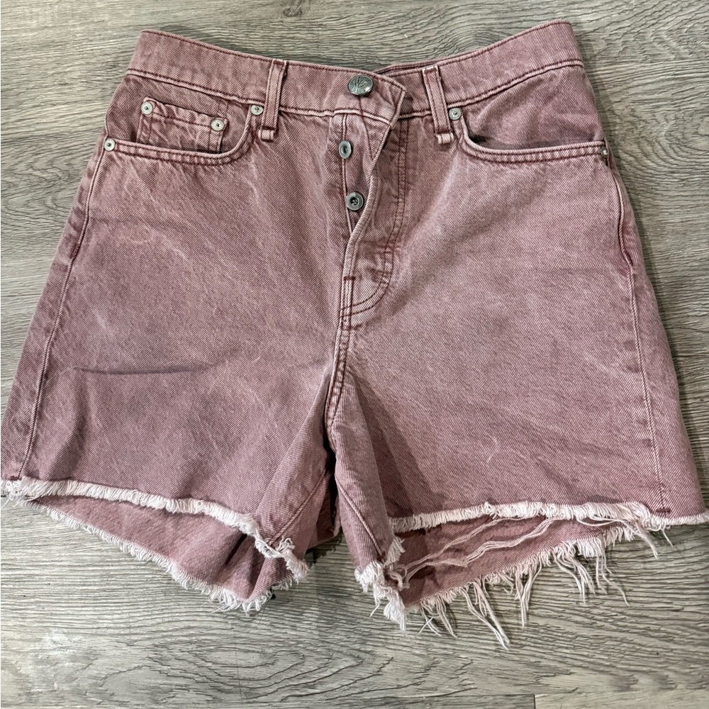 rag & bone Maya High Rise Shorty Shorts